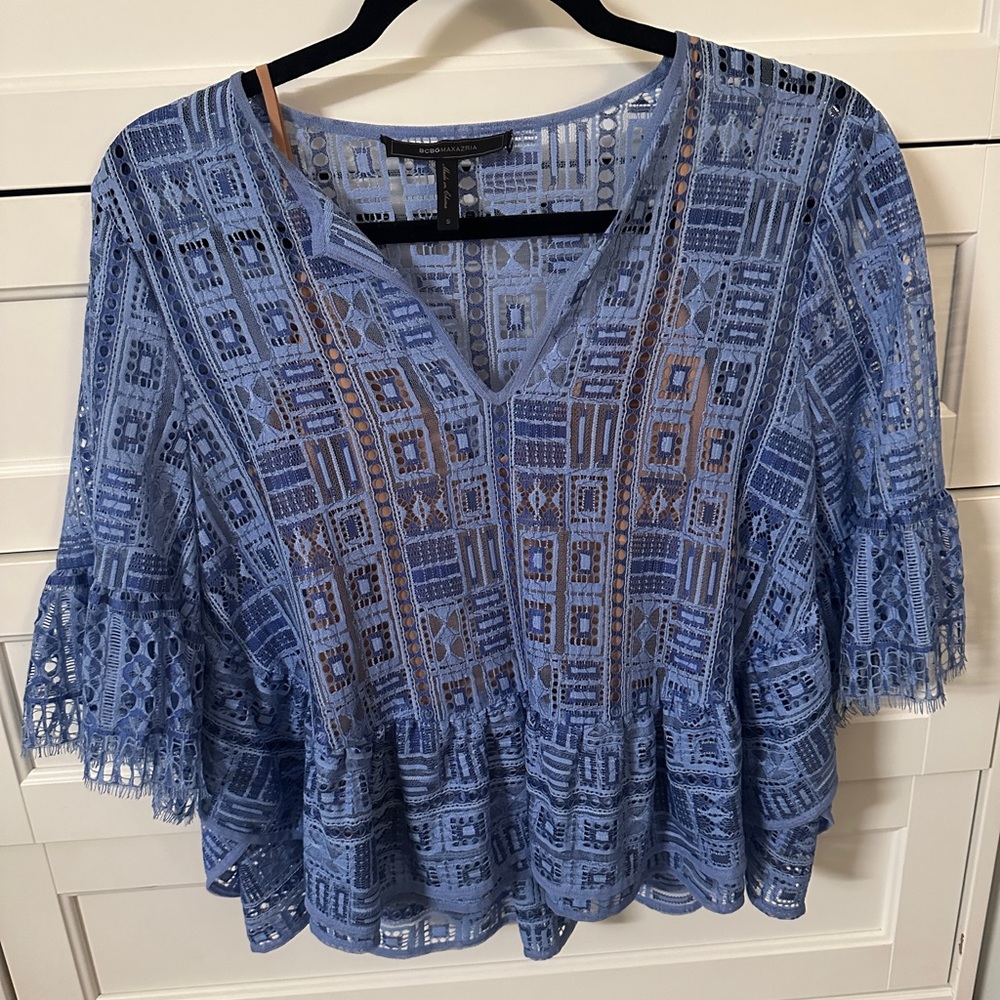 BCBG lace top with separate slip